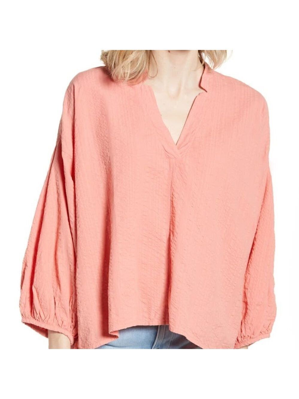 LOU & Grey Top BNWOT Vneck Pink Small Oversized